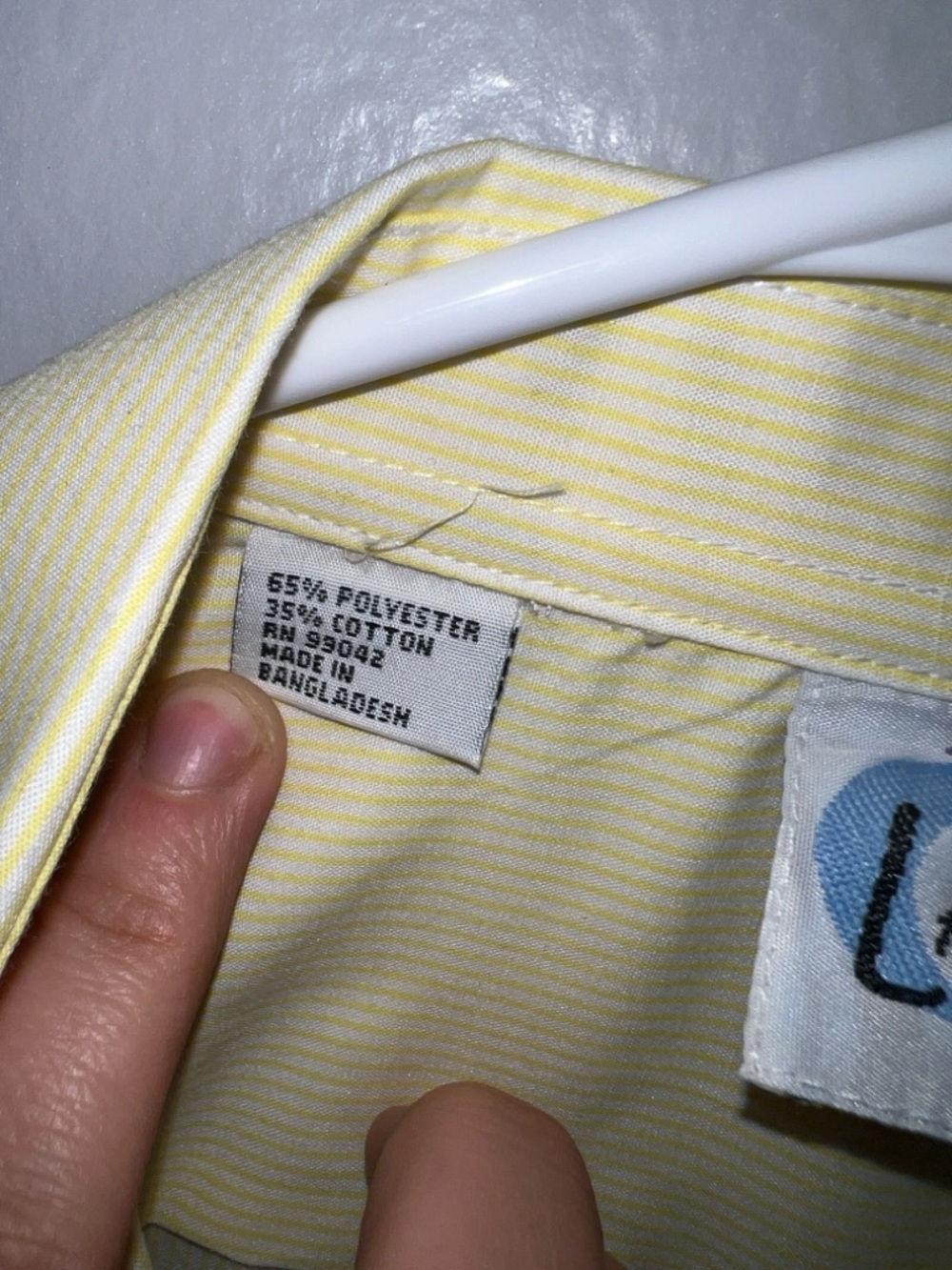 Las Olas by Oved International Yellow Striped Button-Up Shirt - Picture 7 of 10